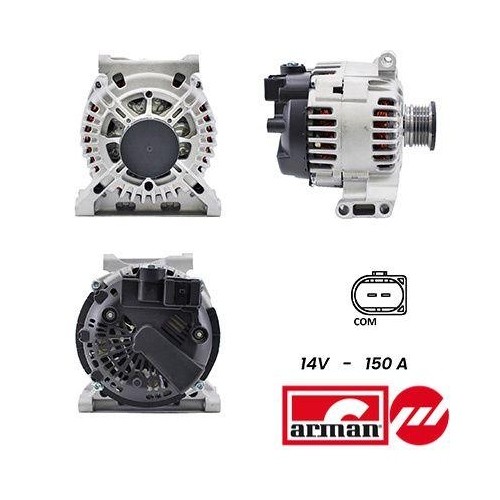 Alternateur Sidat A12VA0040AS Arman de 12V pour moteur Mercedes Benz