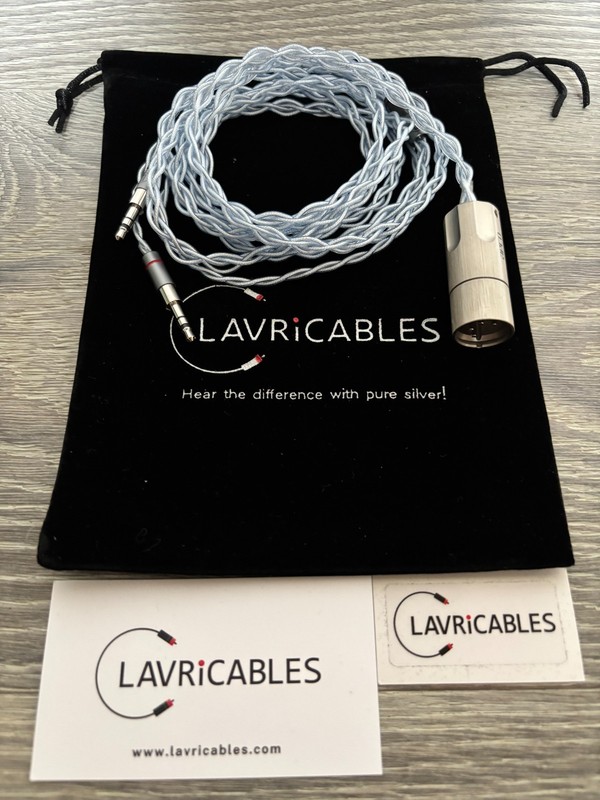 Lavricables Master Silver Denon D9200 D7200 D5200 D7100 XLR cable New