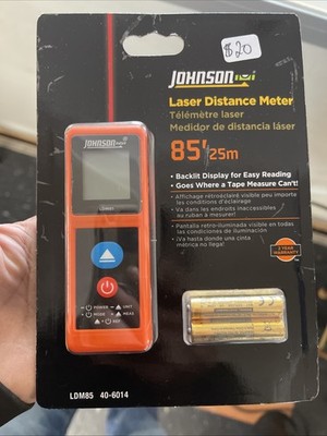 Johnson 85' 25M - Laser Distance Meter - LDM85 40-6014 New Sealed