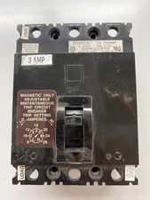 Square D - FAL36003IIM 3A Circuit Breaker - Recon 1 Yr Warranty