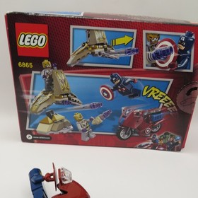 LEGO Marvel- Captain America's Avenging Cycle (6865) Complete w/ Manual + Box