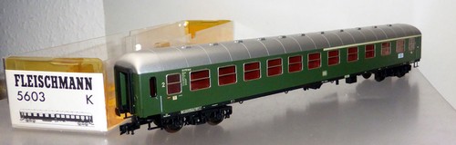 Fleischmann 5603; vagón de tren rápido 1/2. Kl. DB, como nuevo en embalaje original / Y462 | Zustand: Gebraucht