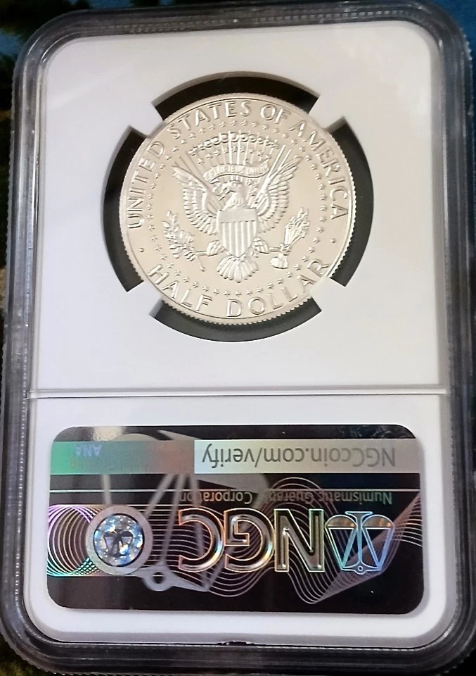 2019 S Kennedy Half Dollar NGC Proof 70 Ultra Cameo First 999 Silver Half - E.R. - Image 2 of 2