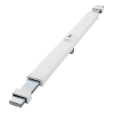 ABUS Panzerriegel PR2800 W Weiß ,Türbreite 980–1200 mm Sicherheitslevel 10