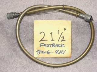 SCHWINN STING RAY SPEEDOMETER CABLE 21½" HURET BICYCLE BIKE SPEEDO DRIVE 08 472