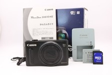 Excellent Canon PowerShot SX610 HS Digital Camera 18x Zoom Black from Japan