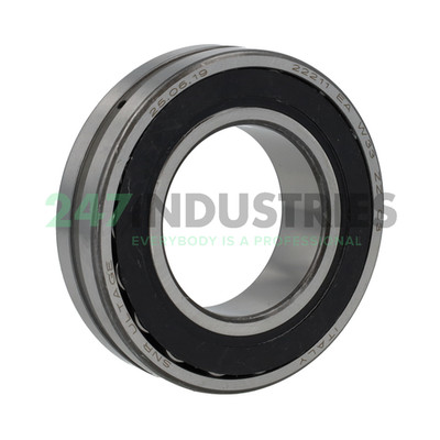 22211EAW33ZZC3 SNR 55 x 100 x 25 mm SPHERICAL ROLLER
