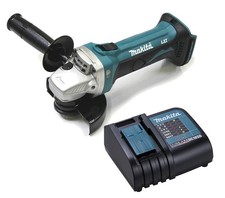 MAKITA DGA452Z 18V ANGLE GRINDER BODY LXT CORDLESS 115MM WITH DC18SD CHARGER