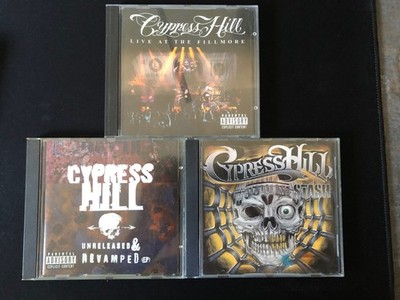 3 Alben von Cypress Hill auf CD: Stash/Live a.t.Fillmore/Unreleased & Revamped