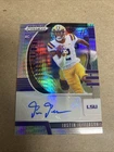 2020 Panini Prizm Draft Picks Justin Jefferson Rookie Hyper Prizm Autograph /75