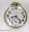 ANTIQUE ELGIN BW RAYMOND RAILROAD GRADE 478 21J 16s POCKET WATCH 1924 BALL REG