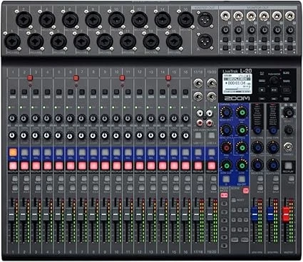 Zoom LiveTrak L-20 Digital Mixer Live Mixer Multi-Track Recorder Japan NEW - Image 3 of 4