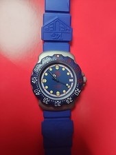 TAG Heuer Formula 1 Blue Men's Blue Rubber Strap Watch - WA1210