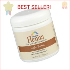 Rainbow Research Henna Hair Color and Conditioner Persian Light Brown, 4 Ounce