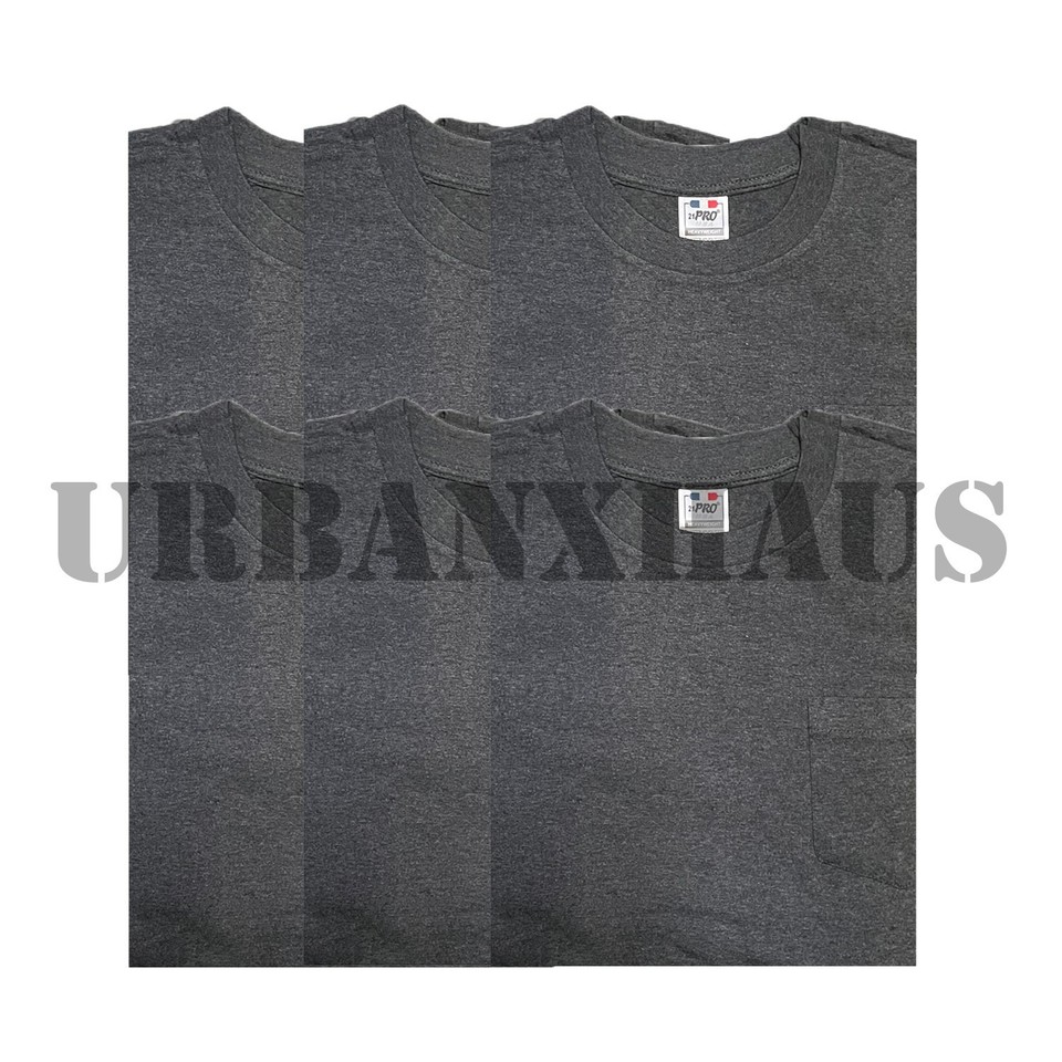MEN'S COTTON POCKET T-SHIRTS 3 PACK/6 PACK (S-3XL) | eBay