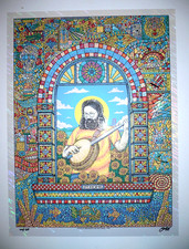 Owen Murphy print Jerry Garcia (Jerome) White lava foil grateful dead one drop