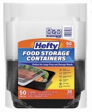 Hefty Food Storage Container with Lids 38 oz., 50 pcs.
