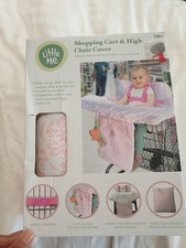Little Me Shopping Cart  High Chair Cover For Baby Girl 6 months Restaurants