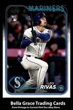 2024 Topps Update Leo Rivas #US279 Seattle Mariners Rookie MLB Baseball 