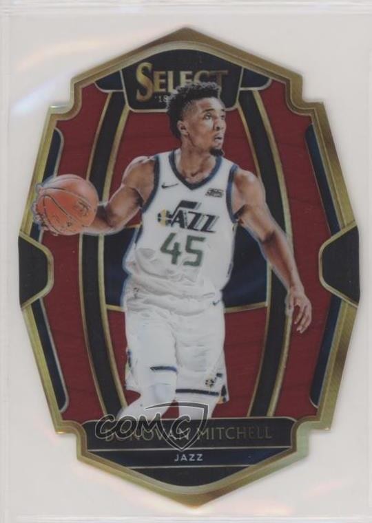 2018 Panini Select Premier Level Maroon Prizm 66/175 Donovan Mitchell #178 0po0