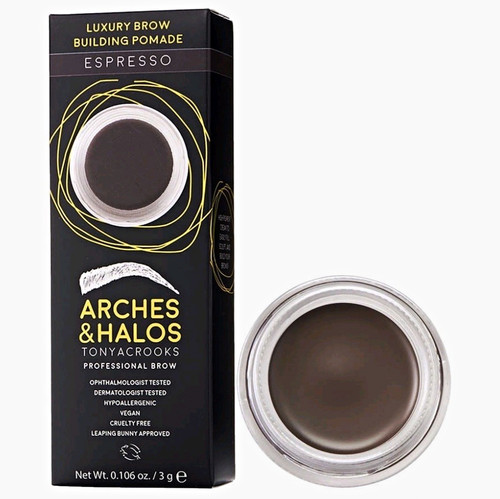 Arches & Halos Luxury Brow Building Eyebrow Pomade Espresso Vegan 0.106 oz