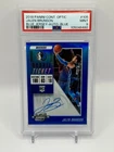 2018 Contenders Optic Jalen Brunson Blue Jersey Auto /49 PSA 9 1/49 RC