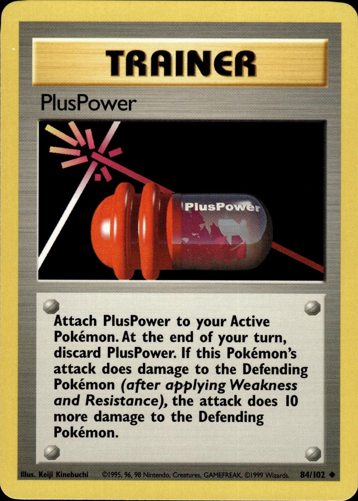 Pokemon Base Set Uncommon PlusPower 84/102 - Near Mint (NM)