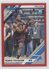 2019 Panini Donruss Rookies Press Proof Red Travis Fulgham #294 z6b