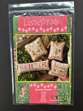 New Lizzie Kate SUMMER SMALLS W/EMBELLISHMENTS Cross Stitch Pattern Chart