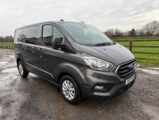 2021 21 FORD TRANSIT CUSTOM 2.0TDCI LIMITED CREW CAB 320 SWB EURO6 L1 H1 VAN FSH