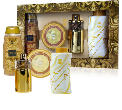 Aurum Gift Set by Ajmal Perfumes 4 Pieces Set Spray - Free Express Shipping
