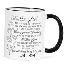 Daughter Gifts from Mom, Christmas Birthday Mothers Day Gifts for White
