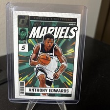 2024-25 Donruss Anthony Edwards Net Marvels Gold Press Proof MN timberwolves