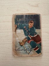 1953-54 Parkhurst #63 Paul Ronty - New York Rangers (vM1)