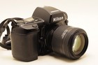 NIKON N90S FILM BODY W/35-105MM NIKKOR....BODY HAS HAD STICKY BACK CLEANED  — photo 3