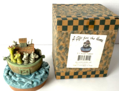 Noahs Ark Candle Topper Gift For The Home 2000 For A Standard Med/Large Jar New