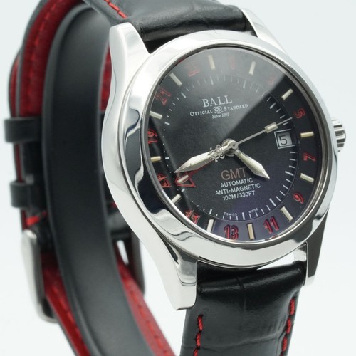 BALL EINGINER GMT AUTOMATIK HERREN UHR STAHL BAND 39MM TOP ZUSTAND NM1016 - Bild 2 von 10