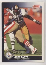 1991 Score Greg Lloyd #491 d5h