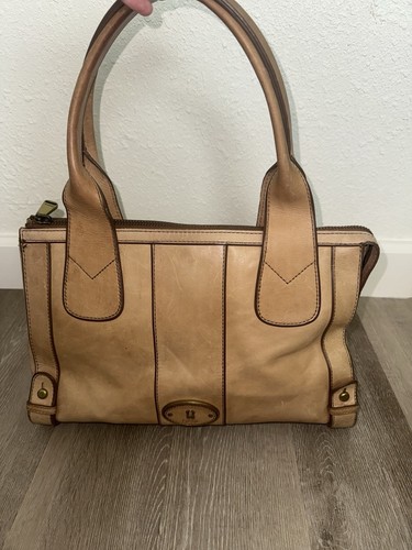 Portefeuille-porte-monnaie FOSSIL En Cuir Vintage Rouge - Occasion, Authentique, Pour Femme