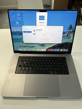 MacBook Pro 16" 2021 512GB SSD M1 Pro 32GB RAM 16-Core A2485 Space Grey