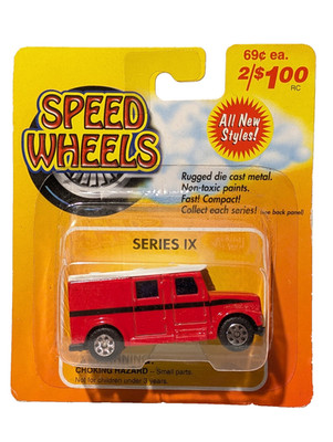 Maisto ''SPEED WHEELS'' Series lX, red Armorerd Truck, NEW/MOC