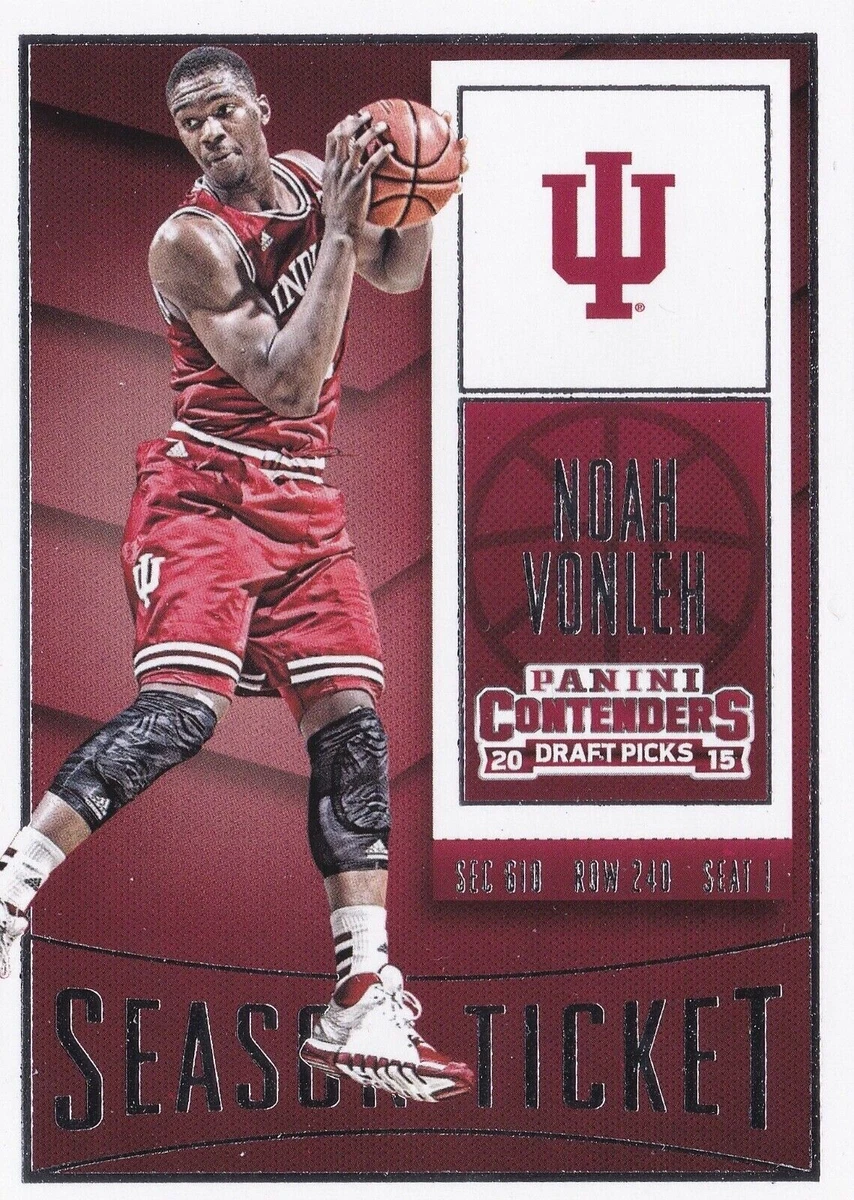 2015-16 Panini Contenders Draft NOAH VONLEH #77 Season Ticket Indiana IU |  eBay