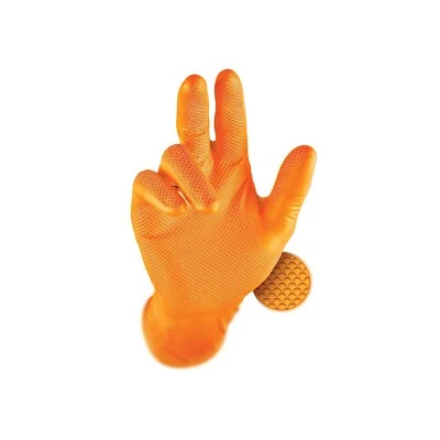 ISM 50 Stk. Grippaz 246 Nitrilhandschuhe EN ISO 374 orange
