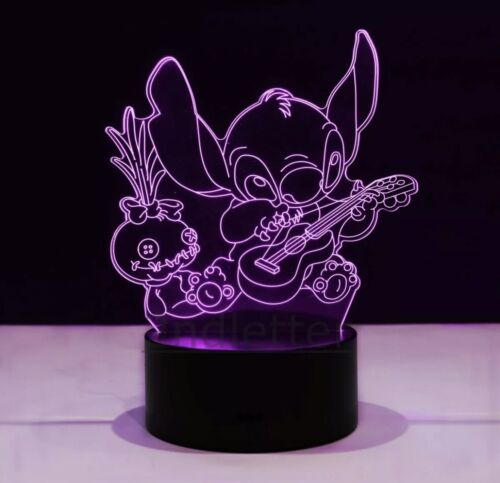 Lilo and Stitch Scrump LED Night Light Lamp Collectible Kids Gift Home Decor - Picture 4 of 8