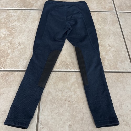 Kerrits Winter Riding Tights Navy Blue Size Medium Youth Kids Horses Equestrian - Picture 10 of 17