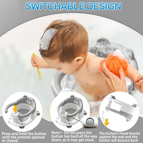 Baby Bath Seat for Great Shower Gifts for Newborn and New Mothers - Picture 6 of 6