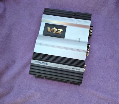 ALPINE V12アンプセット 2000W ALPINE V12 2chアンプ 名機 当時物