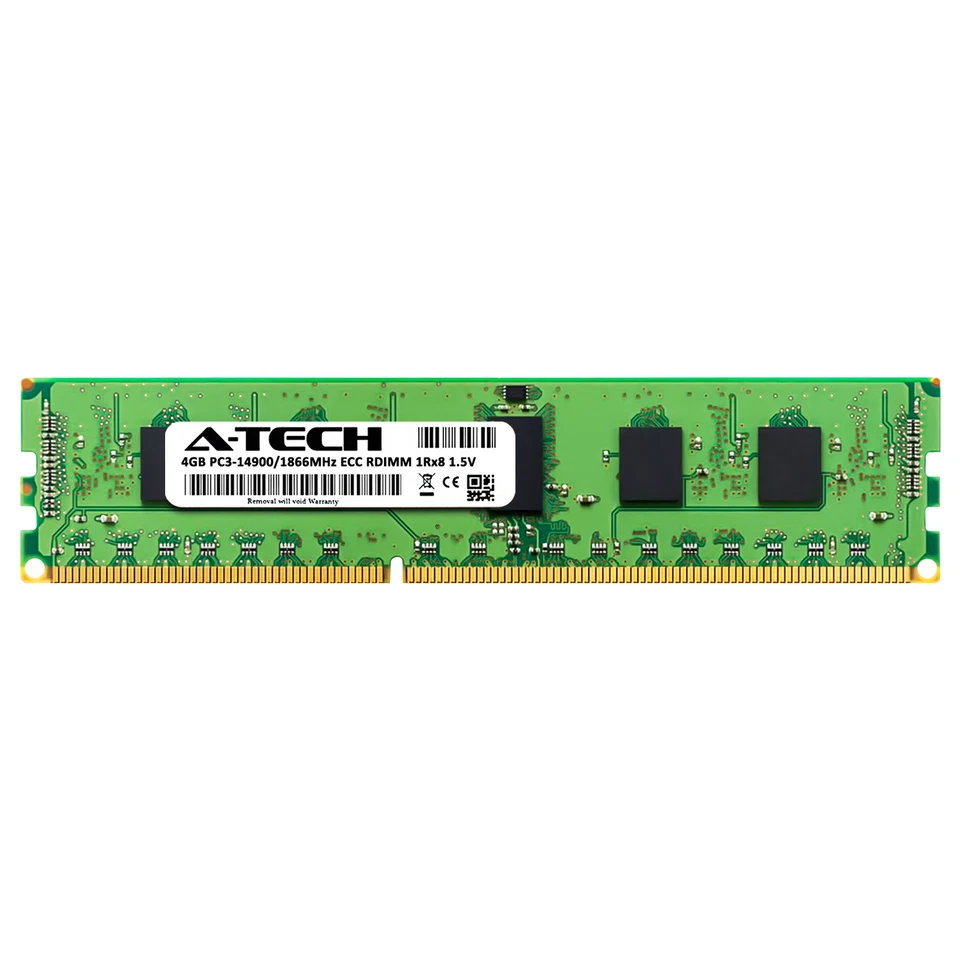 4GB 1Rx8 PC3-14900R RDIMM ASUS RS720-E7-RS24-EG RS740-E7-RS24-EG Memory RAM - Image 2 of 3