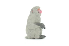 Japanese Macaque Toy, Snow Monkey, Hand Painted Rubber Model, 1 1/2 " SF59 B16