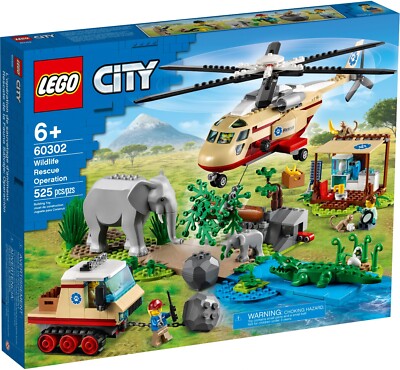 Lego 60302 City Tierrettungseinsatz Wildlife Rescue Operation EOL Set Neu OVP